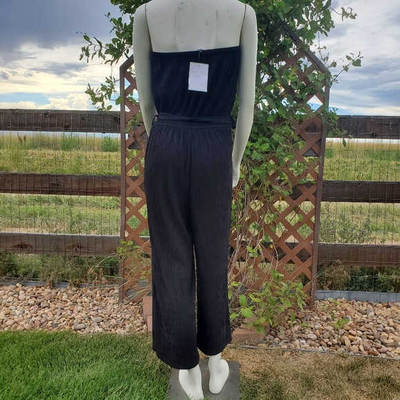 NWT Cosmic Beauty Black Tube Top Women's Jumpsuit Size Large - Picture 12 of 16